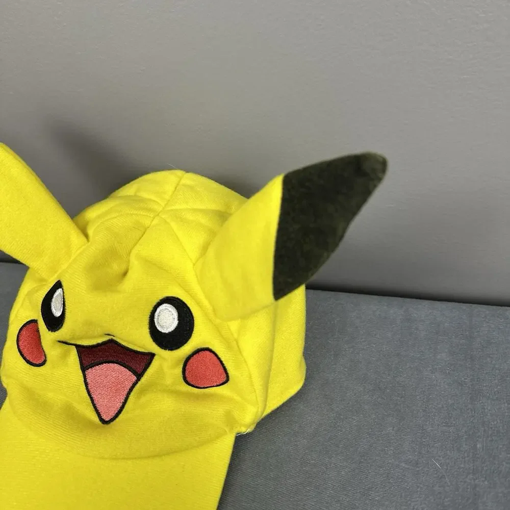 Youth Pokémon Pikachu Hat Yellow Baseball Cap With Ears Pokémon 2021 Designware